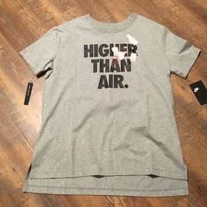 nike higher than air shirt